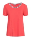 Maria Bellentani Woman T-shirt Red Size 10 Viscose, Elastane