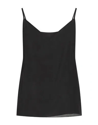 Maria Bellentani Woman Top Black Size 6 Viscose