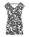 Maria Bellentani Woman Top Black Size 8 Viscose, Linen In Black