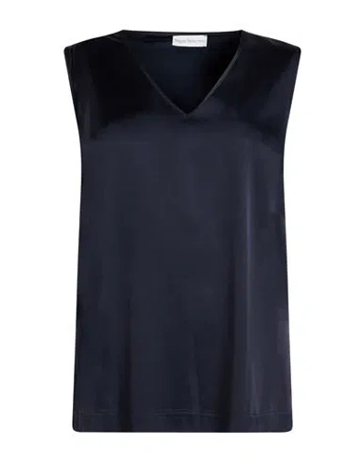 Maria Bellentani Woman Top Midnight Blue Size 4 Viscose, Elastane