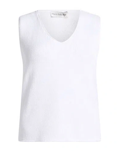 Maria Bellentani Woman Top White Size 8 Viscose, Polyester