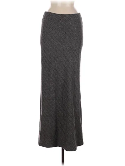 Pre-owned Maria Bianca Nero Casual Skirt In Gray