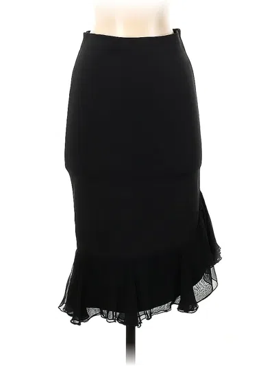 Pre-owned Maria Bianca Nero Formal Skirt In Black