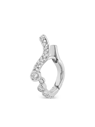 Maria Black 14k Recycled White Gold Versailles La-grown Diamonds Earring In Silver