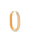 Maria Black Gold Diamond Hoop Earring In Gold