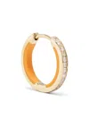 Maria Black Gold Diamond Hoop Earring In Gold