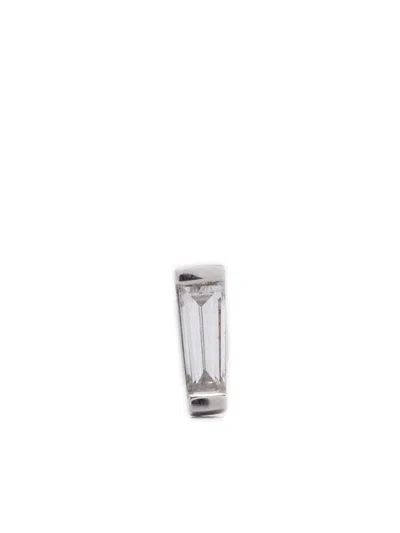 Maria Black 14kt White Gold Modular Diamond Stud In Silver