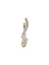 Maria Black 14kt Yellow Gold Diamond Versailles Huggie In Gold