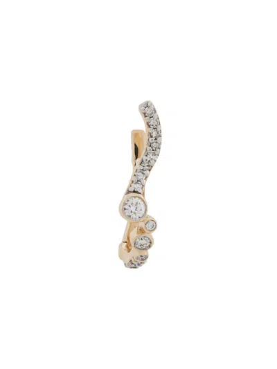 Maria Black 14kt Yellow Gold Diamond Versailles Huggie
