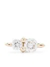 Maria Black 14kt Yellow Gold Hazy Gleam Piercing Diamond Single Earring In Gold