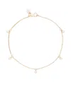 Maria Black 14kt Yellow Gold Moreno Diamond Charm Bracelet In 金色