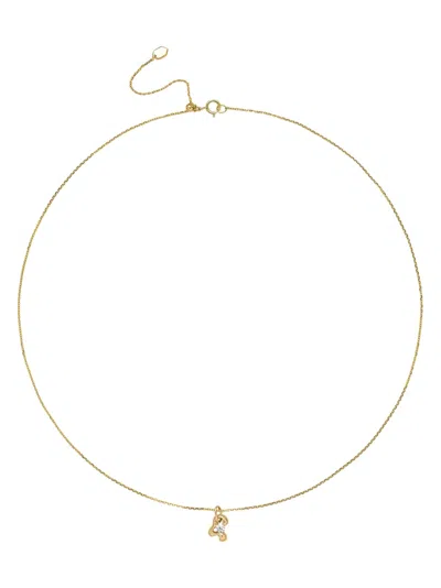 Maria Black 14kt Yellow Gold Temple Diamond Necklace