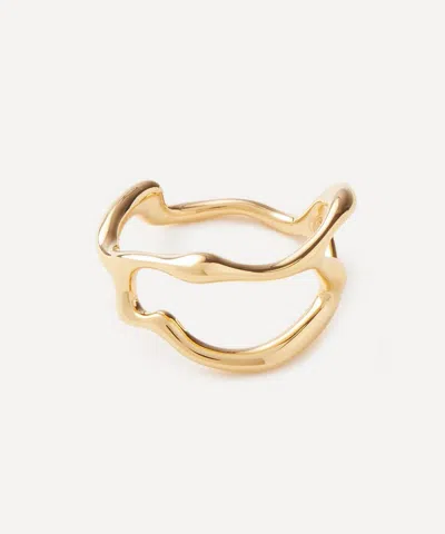 Maria Black 18ct Gold-plated Iris Ring