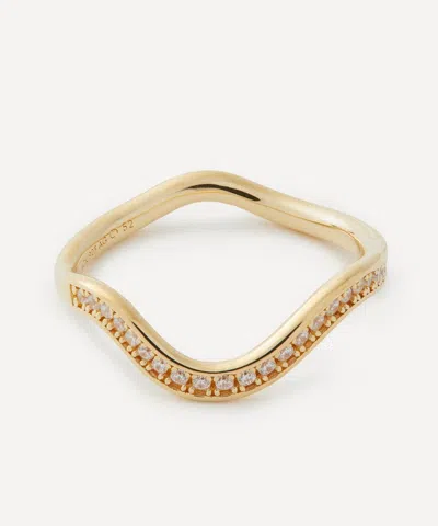 Maria Black 22ct Gold-plated Rose Ring