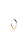 Maria Black Gold-plated Hoop Earring In Gold