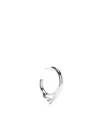Maria Black Sterling-silver Hoop Earring In Silver