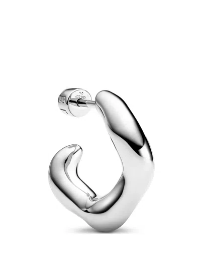 Maria Black Anil Hoop Earring In Metallic