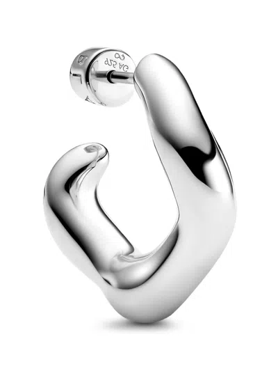 Maria Black Anil Hoop Earring In Silver