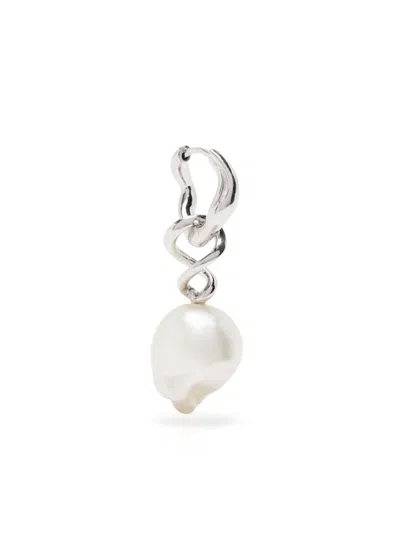 Maria Black Anila Freshwater Pearl Earring In Silber