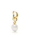 Maria Black Anila Pearl Huggie Mono Earring In Gold