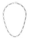 Maria Black Azar Chain-link Necklace In Silver