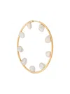 Maria Black Baroque Hoop 70 Mono Earring W/ Pearls In Gold