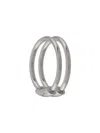Maria Black Basic 12 Hoop Earrings In Silver