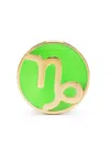 Maria Black Capricorn Coin Charm In Gold