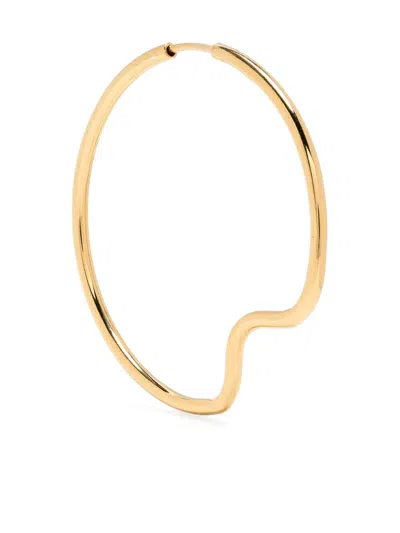 Maria Black Copenhagen 35 Sculpted Hoop Earring In Gold