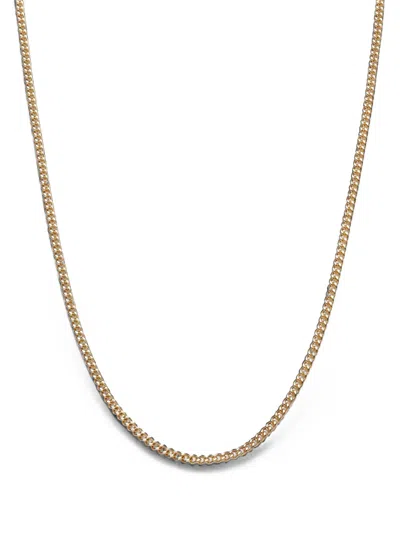 Maria Black Curb-chain Necklace In Gold