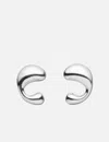 Maria Black Dolphin Pool Studs In Silver