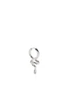 Maria Black Drop-design Small Hoop Earring In Silver