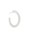 Maria Black Else Hoop Medium Earring In Metallic