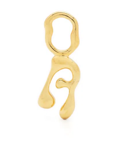 Maria Black Fluent Letter A Charm In Gold