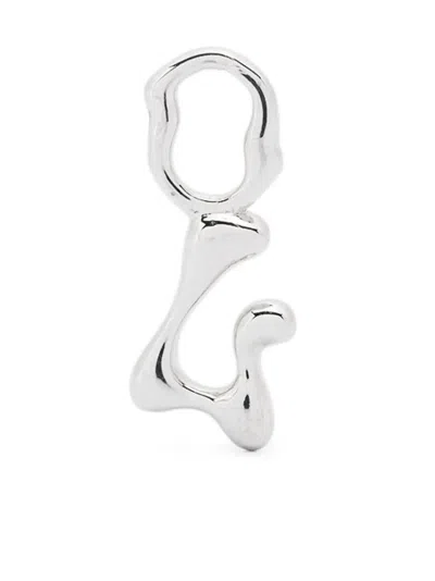Maria Black Fluent Letter L Charm In Silver