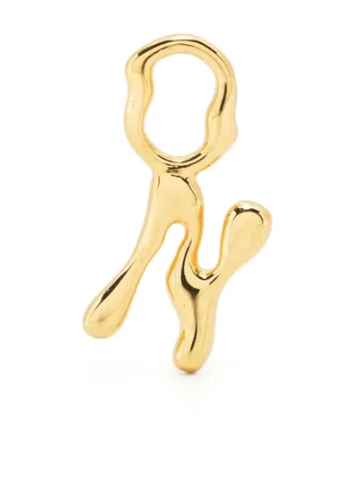 Maria Black Fluent Letter N Charm In Gold
