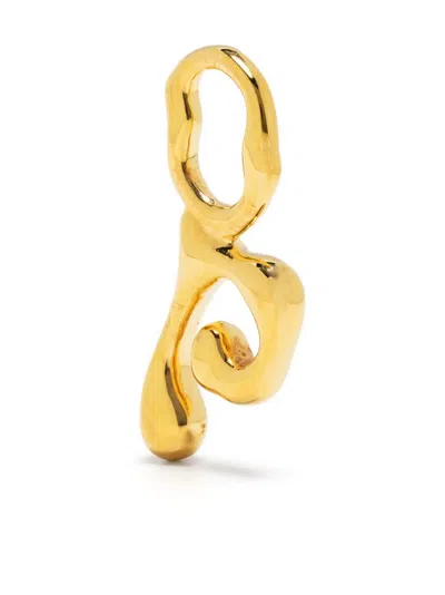 Maria Black Fluent Letter P Charm In Gold