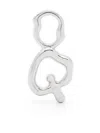 Maria Black Fluent Letter Q Charm In Silver