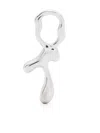 Maria Black Fluent Letter T Charm In Silver