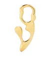 Maria Black Fluent Letter V Charm In Gold