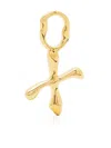 Maria Black Fluent Letter X Charm In Gold
