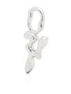 Maria Black Fluent Letter Y Pendant In Silver