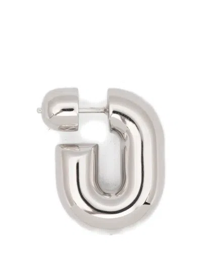 Maria Black Forma Hoop Earring In White