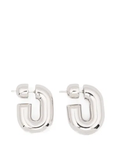 Maria Black Forma Hoop Earrings In Metallic