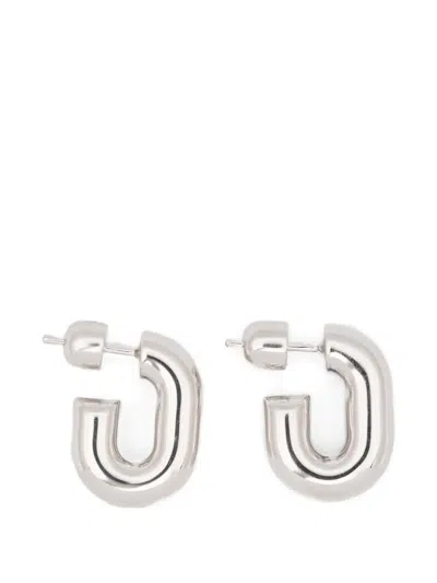 Maria Black Forma Small Hoop Earrings In Metallic