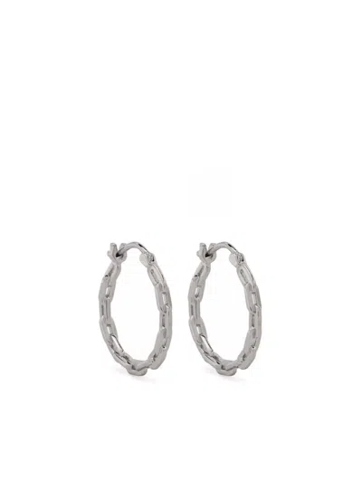 Maria Black Gemma 15 Hoop Earrings In Silver