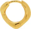 Maria Black Gold Anil Huggie Single Earring In Goldplated