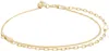Maria Black Gold Cantare Bracelet In Goldplated
