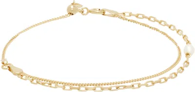 Maria Black Gold Cantare Bracelet In Goldplated