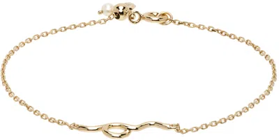 Maria Black Gold Nasima Bracelet In Goldplated